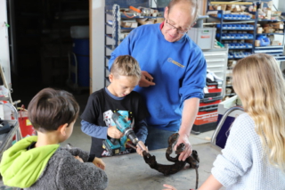 Aquarienpflanzen auf Wurzeln aufbinden